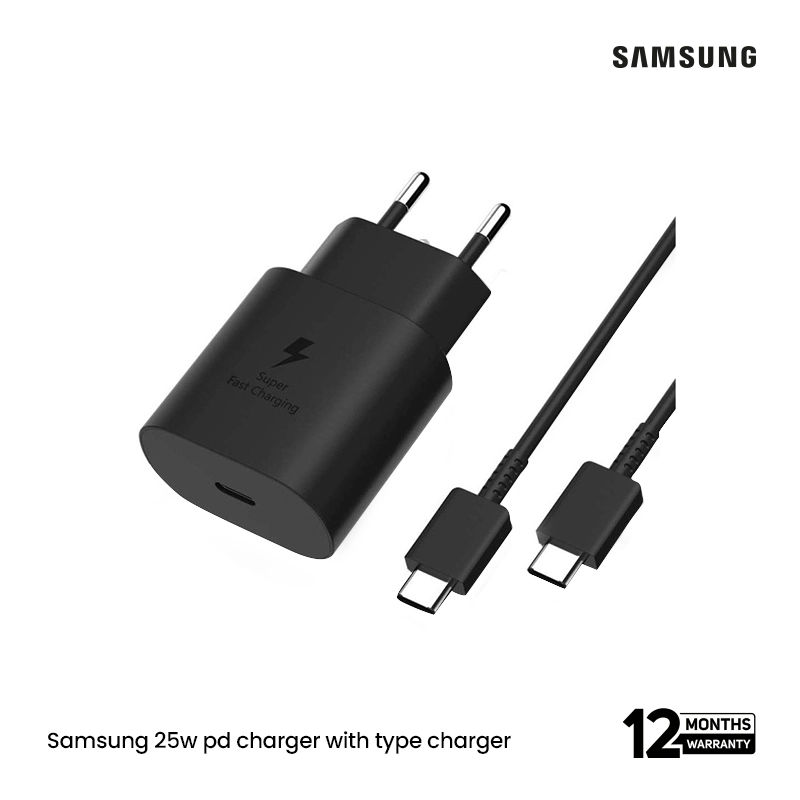 Samsung 25W PD Charger with Type-C to Type-C Cable (3A) Price in Bangladesh  - Motion View