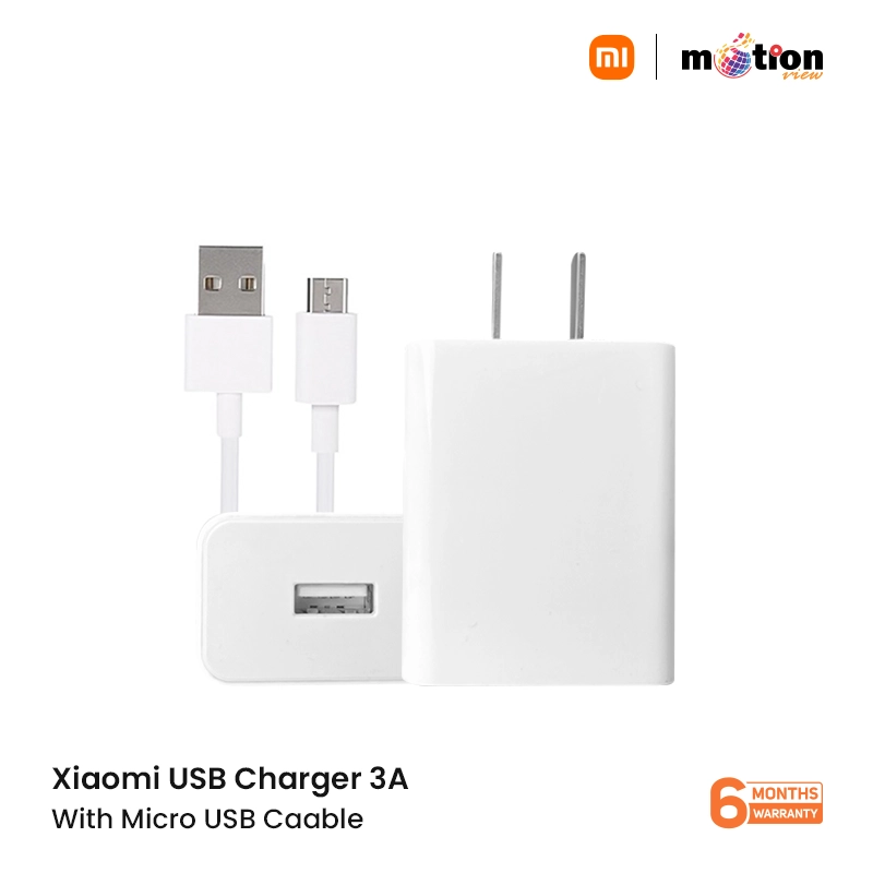 Taiko mave Færøerne Tilstedeværelse Xiaomi 3A Charger With Micro USB Cable Price in Bangladesh - Motion View